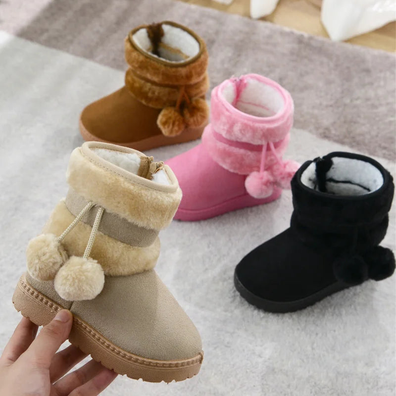 EACHIN Kids Snow Boots - Warm & Comfortable Winter Footwear for Boys and Girls